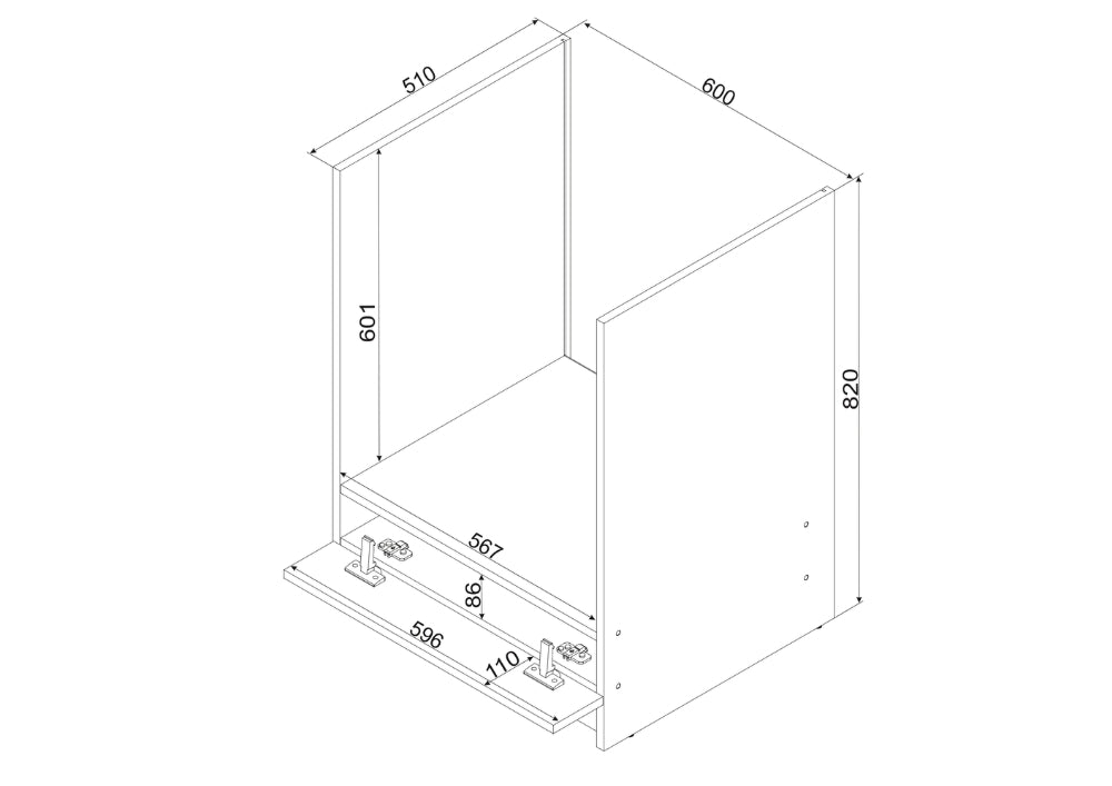 Gianna DK60 (integreeritud ahjule)